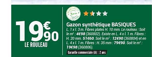 gazon synthétique basique
