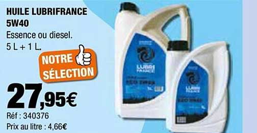 Huile Lubrifrance 5w40