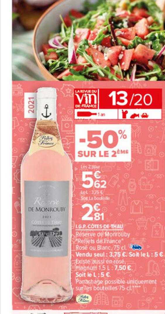 i.g.p. côtes-de-thau réserve de monrouby