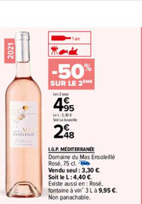 i.g.p. méditerranée domaine du mas ensoleillé