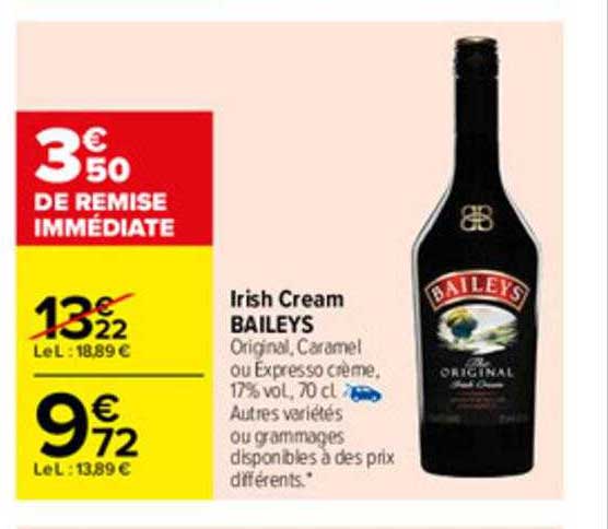 irish cream baileys
