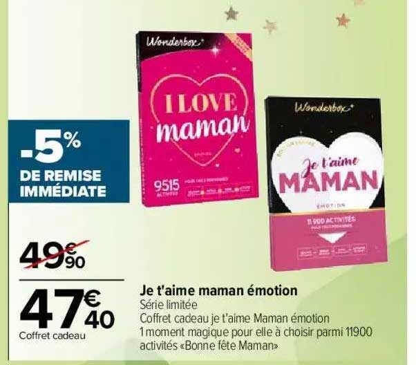 je t'aime maman émotion