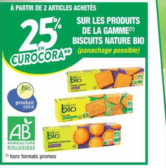 La Gamme Biscuits Nature Bio