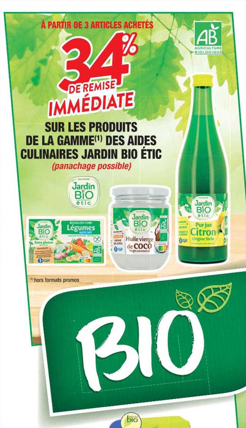 la gamme des aides culinaires jardin bio étic