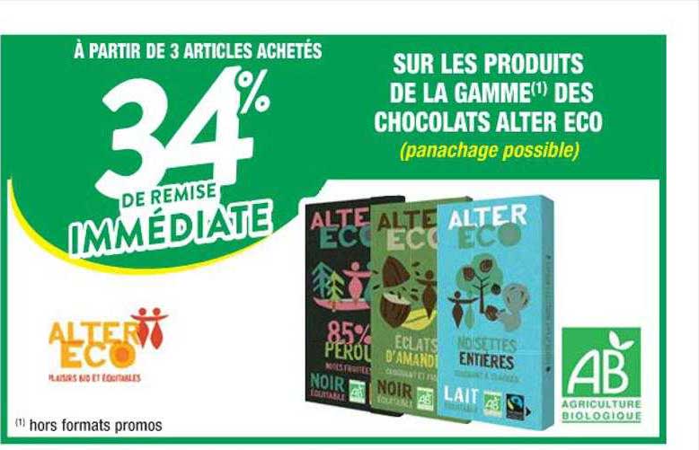 La Gamme Des Chocolats Alter éco