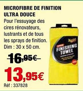 microfibre de finition ultra douce