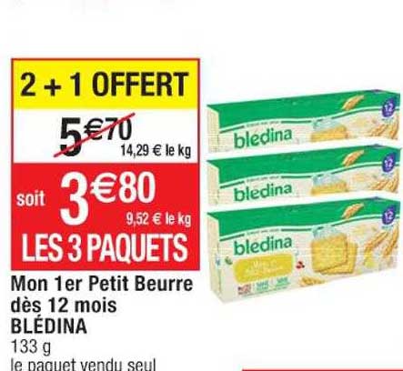 mon 1er petit beurre dès 12 mois blédina