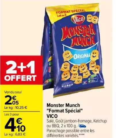 monster munch "format spécialé"  vico