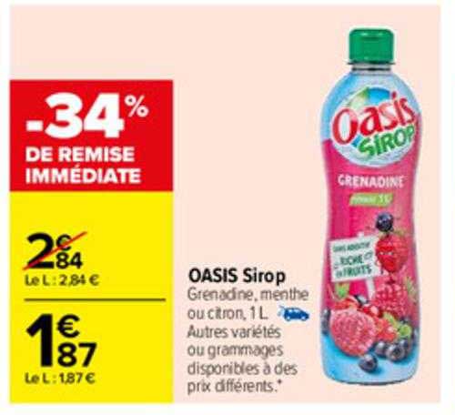 Oasis Sirop