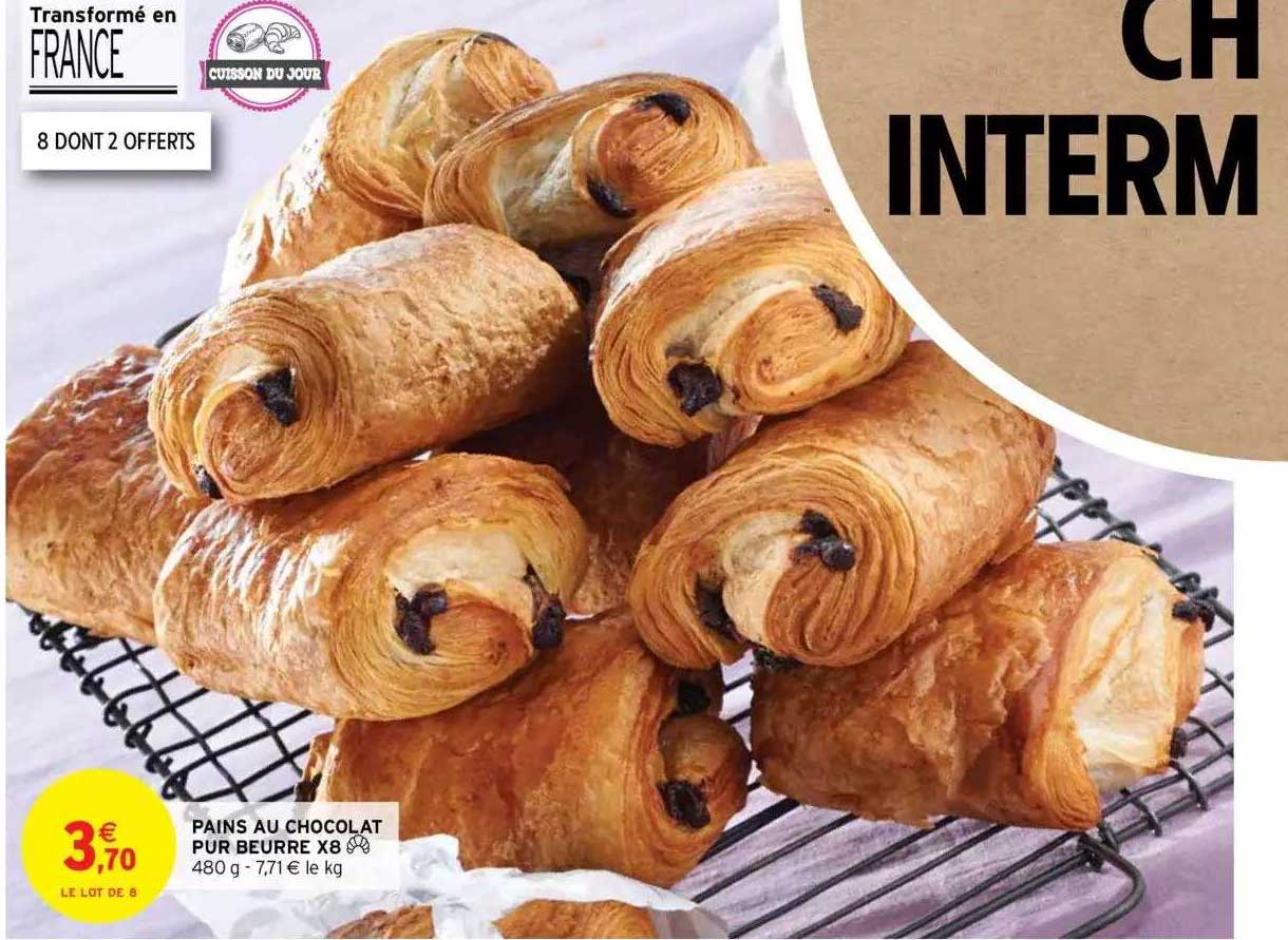 Pains Au Chocolat Pur Beurre