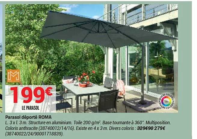 Parasol Déporté Roma