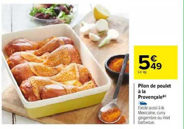 Pilon De Poulet à La Provençale