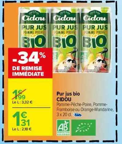Pur Jus Bio Cidou