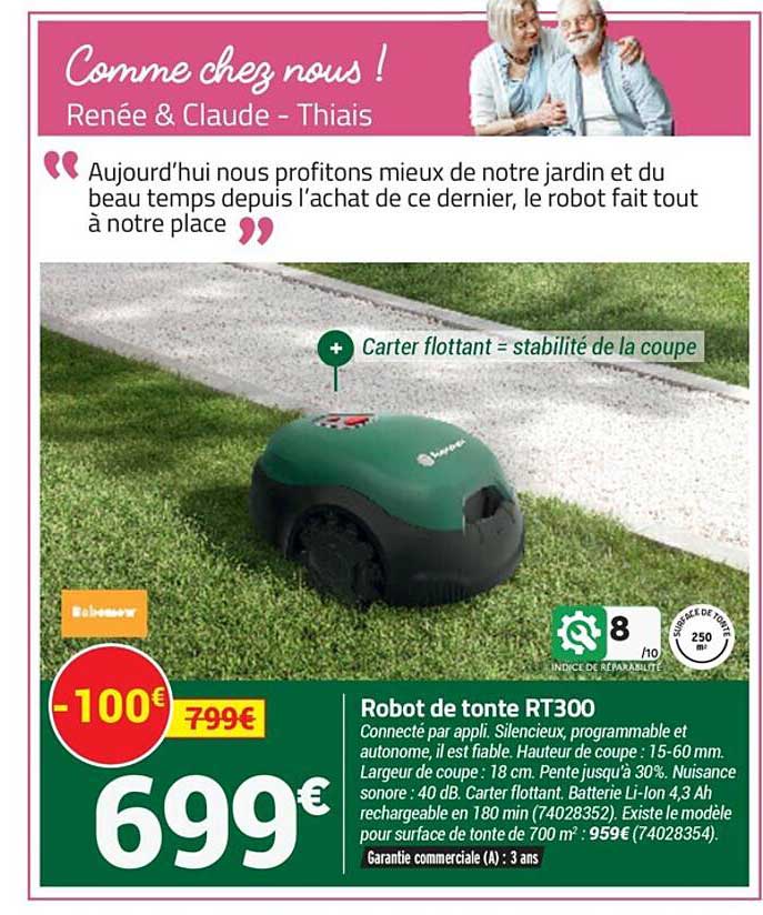 robot de tonte rt300