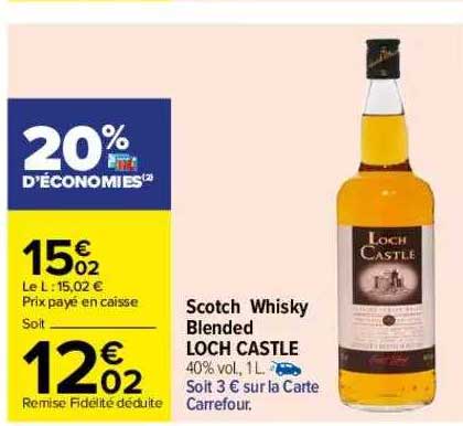 scotch whisky blended loch castle