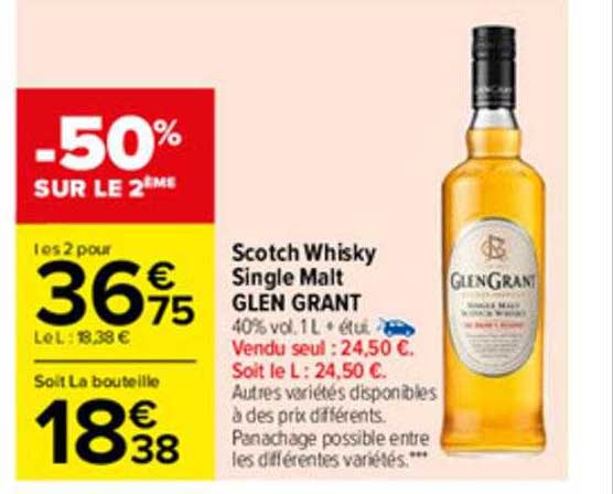 scotch whisky single malt glen grant