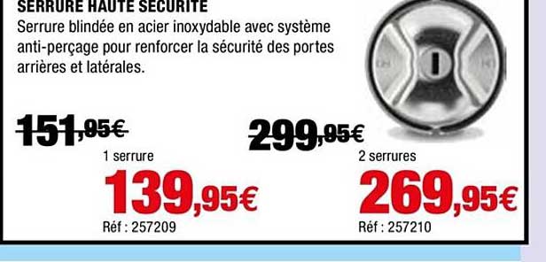 serrure haute securite