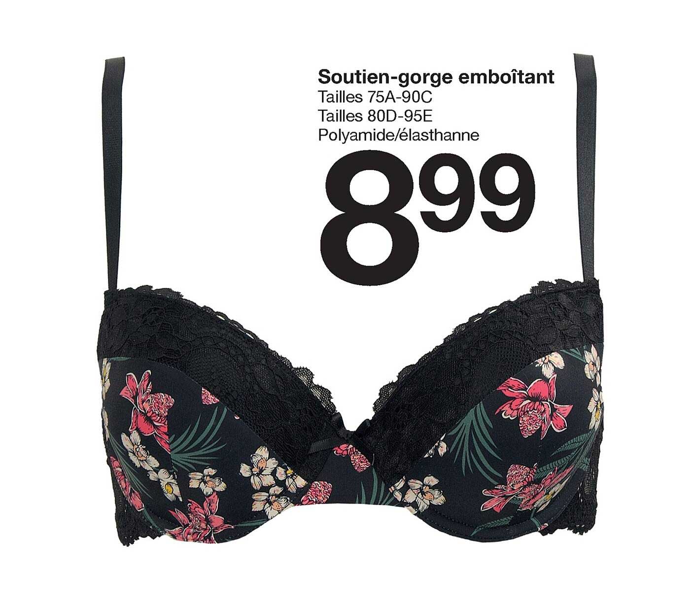 soutien-gorge emboîtant