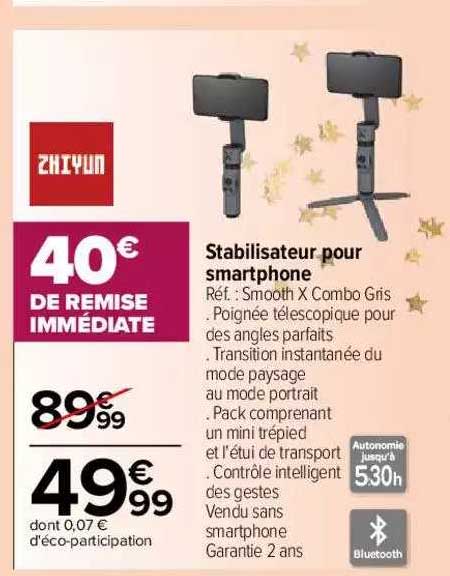 stabilisateur pour smartphone zhiyun