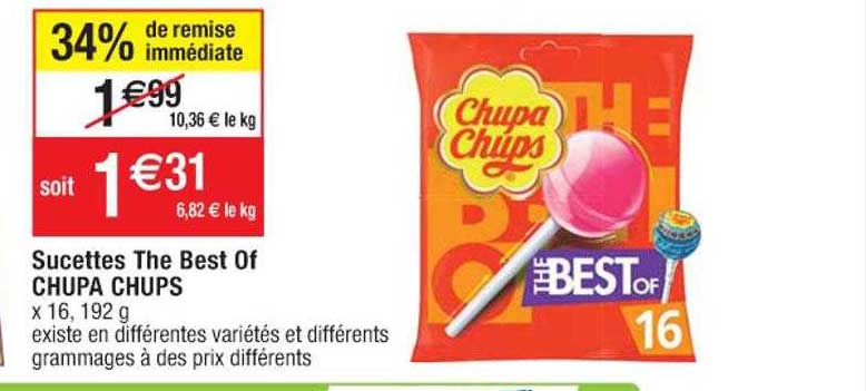 Sucettes The Best Of Chupa Chups
