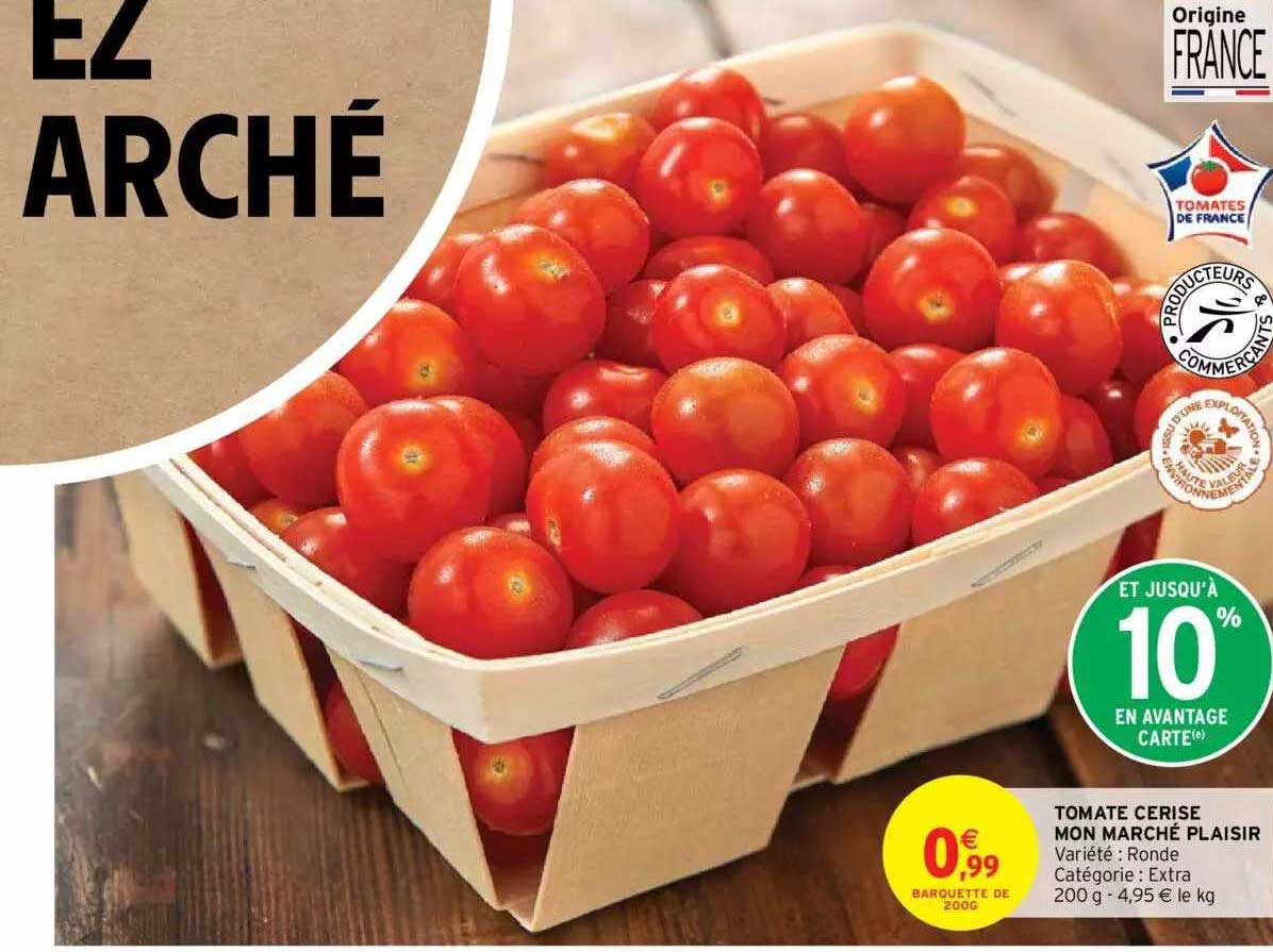Tomate Cerise Mon Marché Plaisir