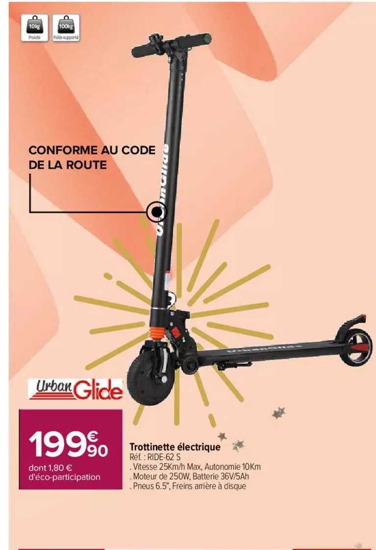 Trottinette électrique Urban Glide
