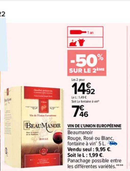 vin de l'union européenne beaumanoir