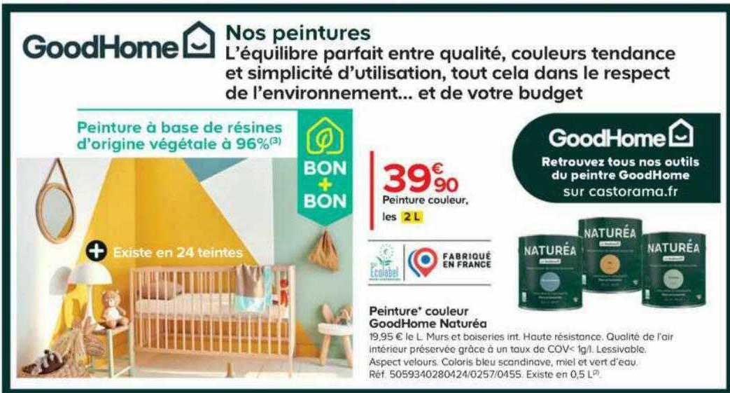 peinture couleur goodhome naturéa