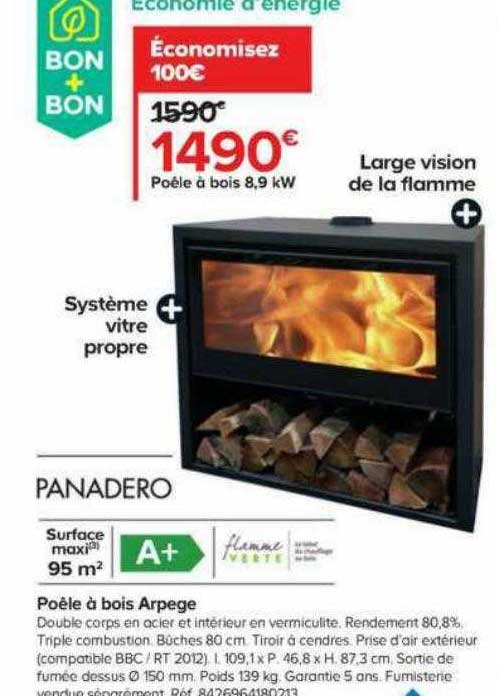 Poêle à Bois Arpege Panadero