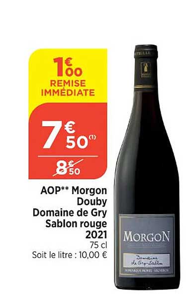 aop morgon douby domaine de gry sablon rouge 2021