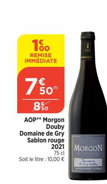 aop morgon douby domaine de gry sablon rouge 2021