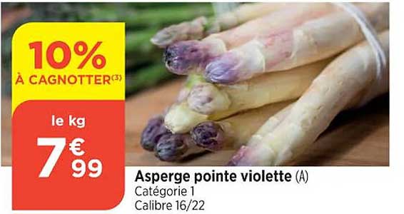 asperge pointe violette