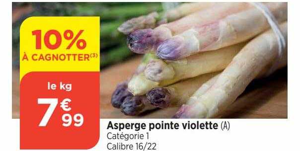 asperge pointe violette