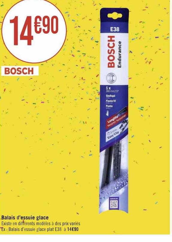 balais d'essuie glace bosch