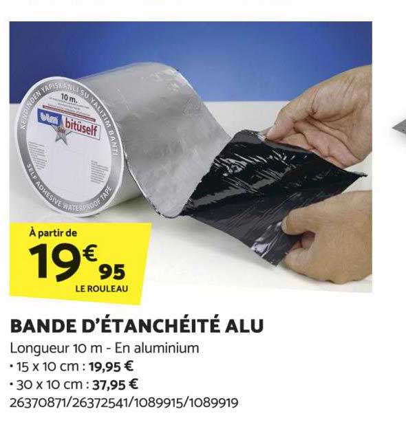 bande d'étanchéité alu