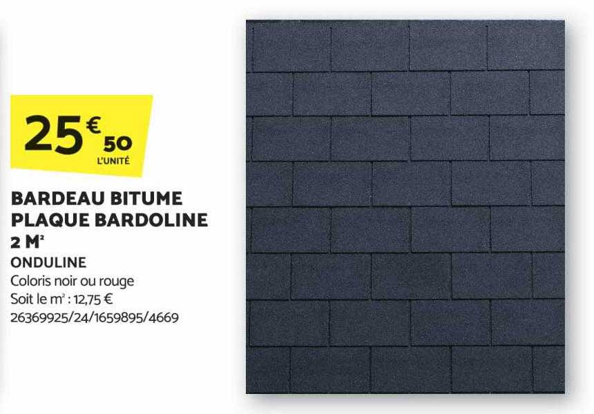 Bardeau Bitume Plaque Bardoline 2 M²
