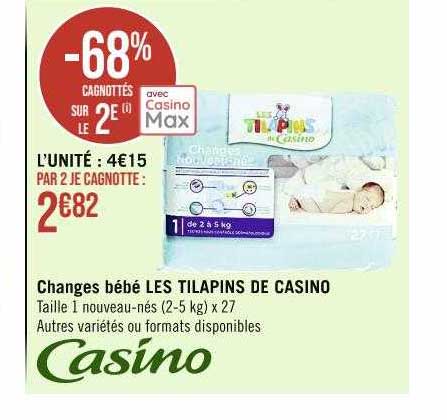 Changes Bébé Les Tilapins D Casino