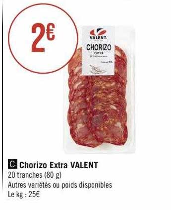 chorizo extra valent