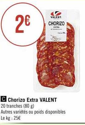 chorizo extra valent