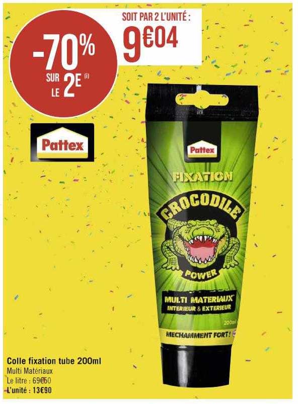 colle fixation tube 200ml pattex