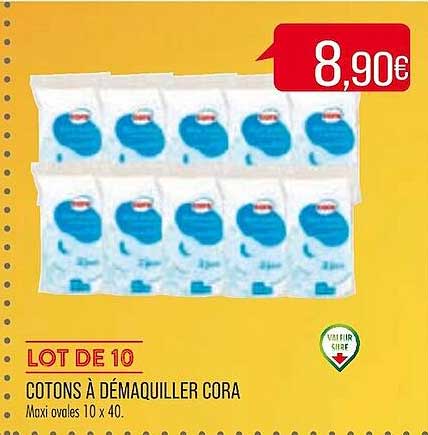 Cotons à Démaquiller Cora