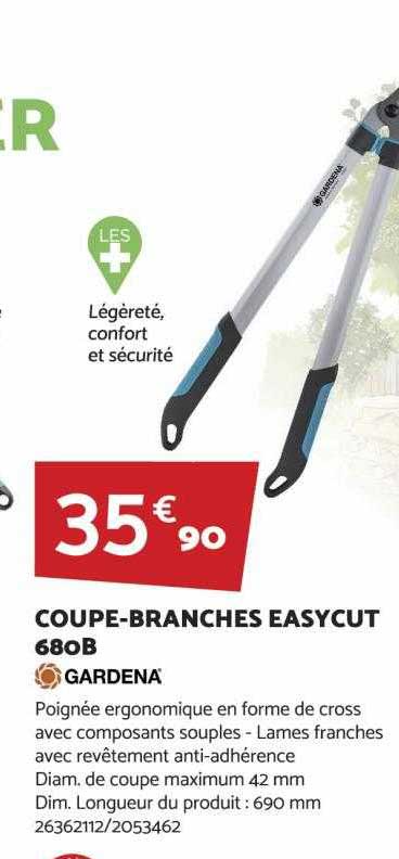 coupe-branches easycut 680b gardena