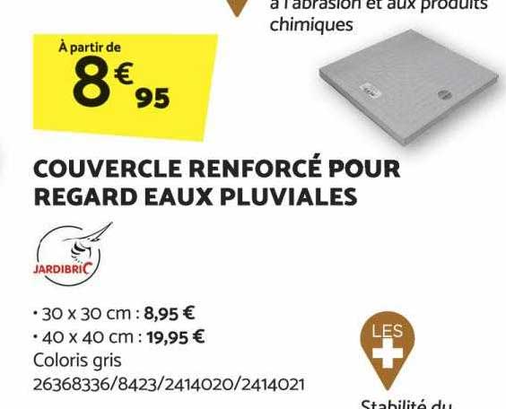 Couvercle Renforcé Pour Regard Eaux Pluviales