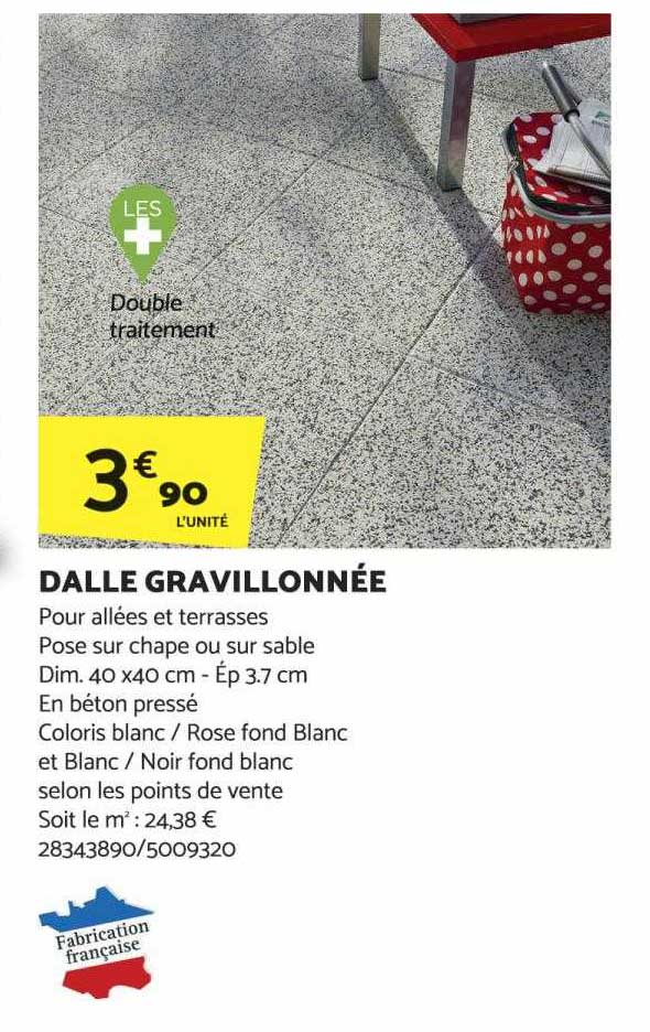 dalle gravillonnée