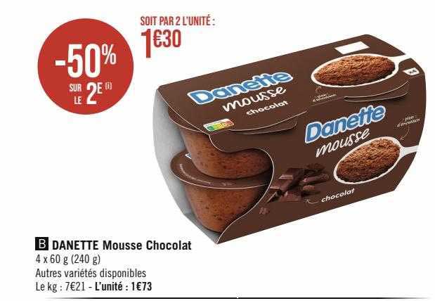 Danette Mousse Chocolat