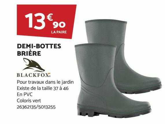 demi-bottes brière blackfox