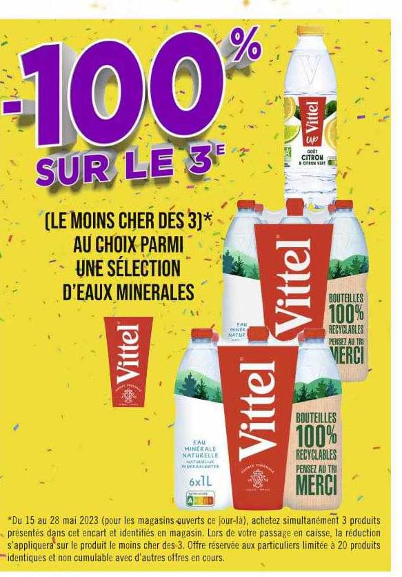 eau minérales vittel