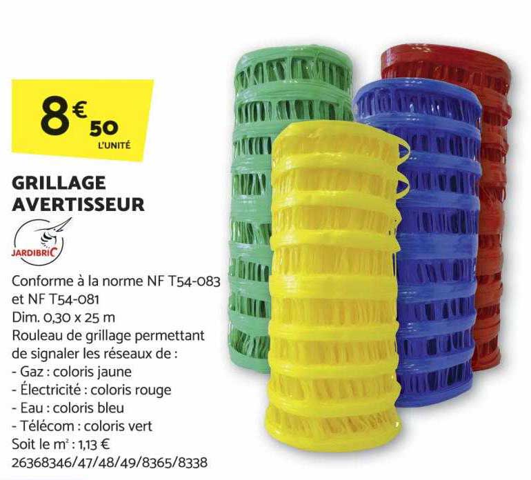 grillage avertisseur