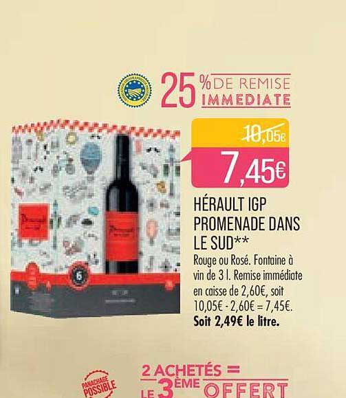 hérault igp promenade dans le sud