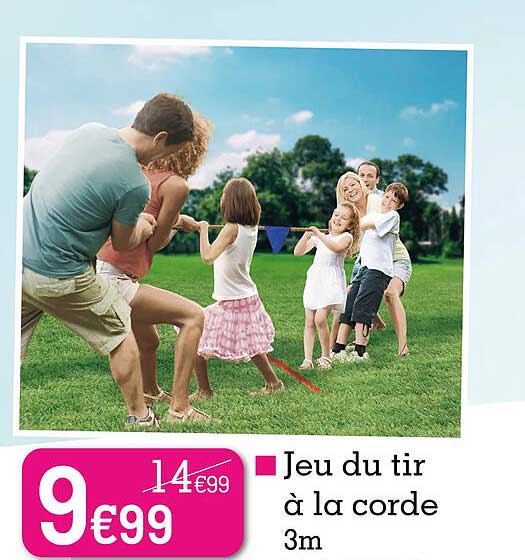 jeu de tir à la corde 3m